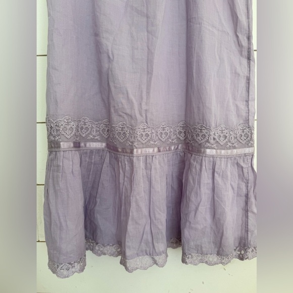 NWOT Free People skirt Morning Call Half Slip in Thistle size Medium - Picture 10 of 12